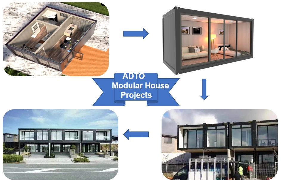 EPS Sandwich Wall Panel for Foldable Container Modular Prefab House