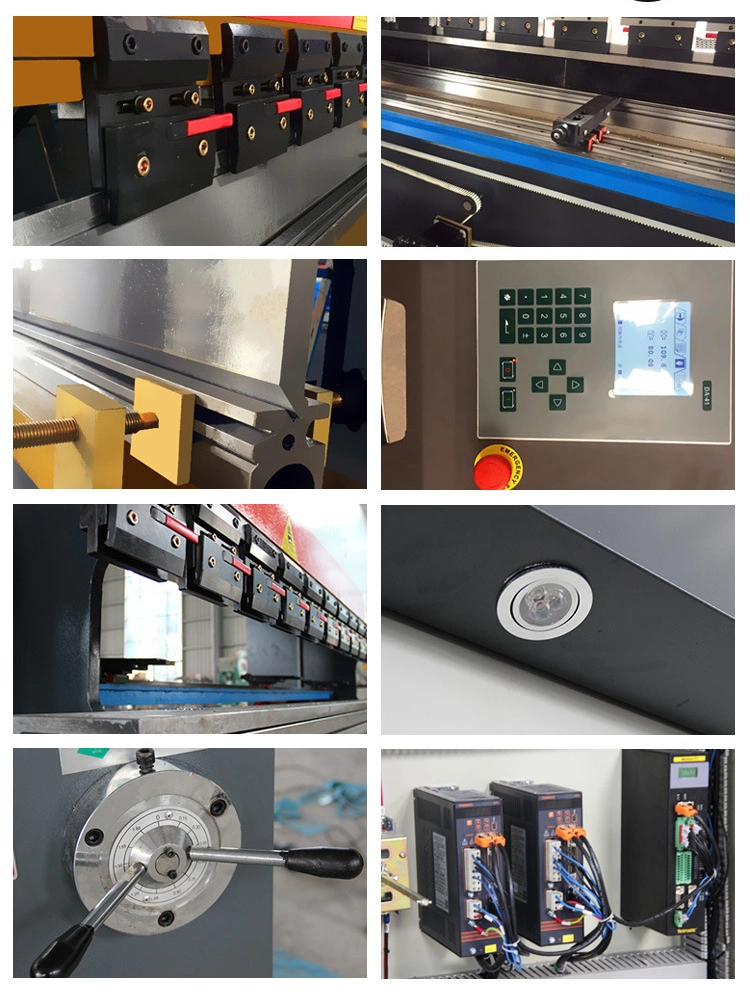 Affordable Price Precision Automatic 40/63/80/100/125/160/200/250 Ton Plate Metal/Steel Sheet CNC Hydraulic Bending with ISO CE SGS Certification