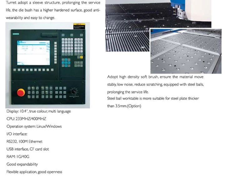 Hpq Series CNC Turret Punching Machine/ Punching Machine