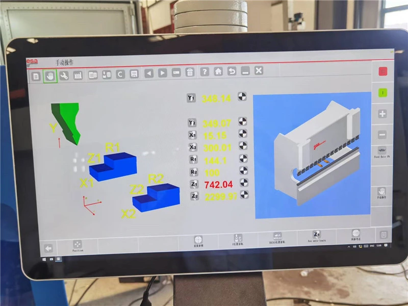 Wc67y-200/3200 CNC Press Brake Machine Price CNC Flat Bar Bending Machine