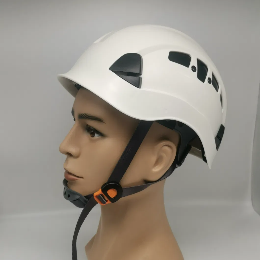 Kask Style Safety Helmet 6-Point Suspend Hard Hat ABS Material Safety Construction Worker Visor Helmets White with ANSI En397