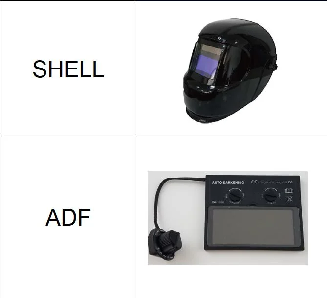 Cool Head-Mounted Auto Darkening Welding Helmet for OEM