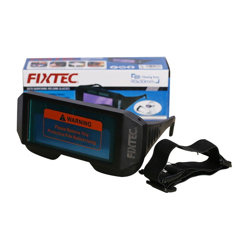 Fixtec Get Star Weld Industrial Black Solar Powered Auto Darkening Welding Safety Glasses Goggle