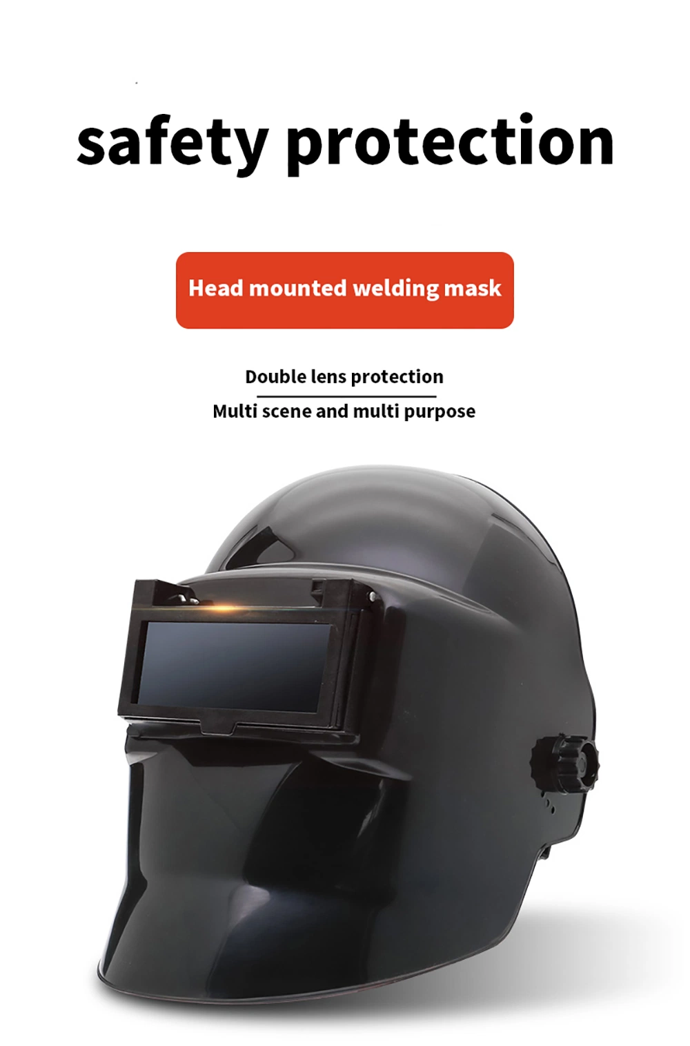 Big View Area Auto Darkening Welding Helmet for Heat Resistant