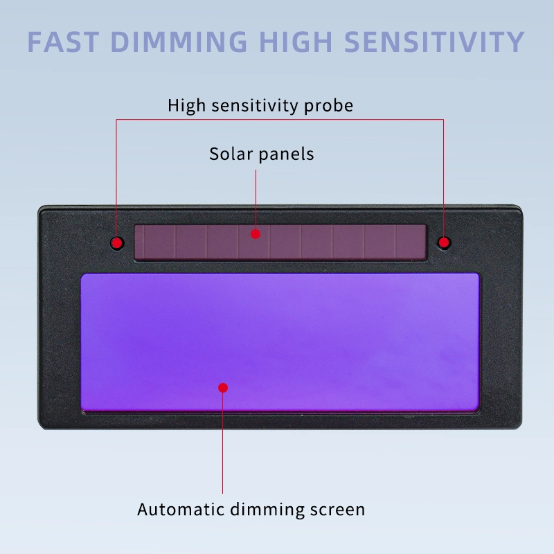 Support OEM Custom Solar Welding Lens Filter Automatic Darkening Goggles Shield for Welding Mask Helmet or Welding Goggles