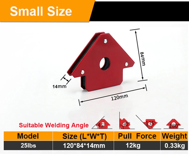 Rhk 3&quot;4&quot;5&quot; Arrow Welding Magnet Unique Double Strong Magnetic Welding Holder