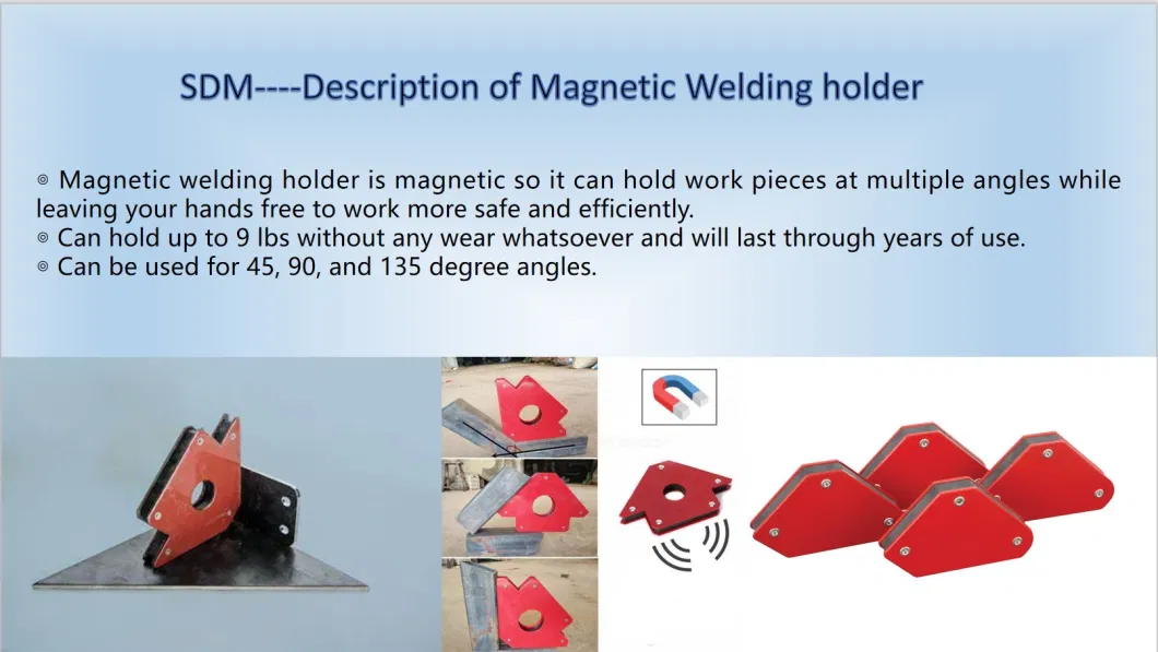 50lbs Magnetic Angle Arrow Square Welding Magnet Clamp Holder