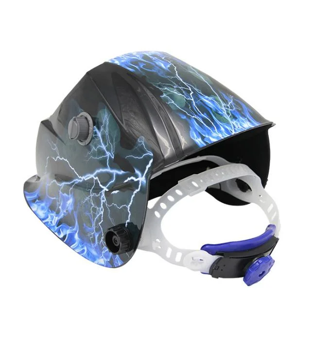 Auto Darkening Welding Helmet, True Color Solar Power Welding Hood, 4 Arc Sensor Wide Shade 4/5-8/9-13 Welder Mask Shield with Grinding for TIG MIG MMA Plasma