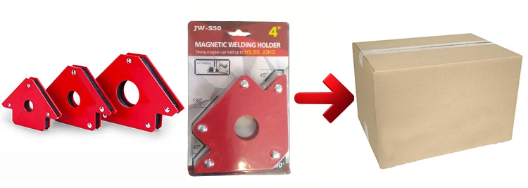 Rhk 3&quot;4&quot;5&quot; Arrow Welding Magnet Unique Double Strong Magnetic Welding Holder