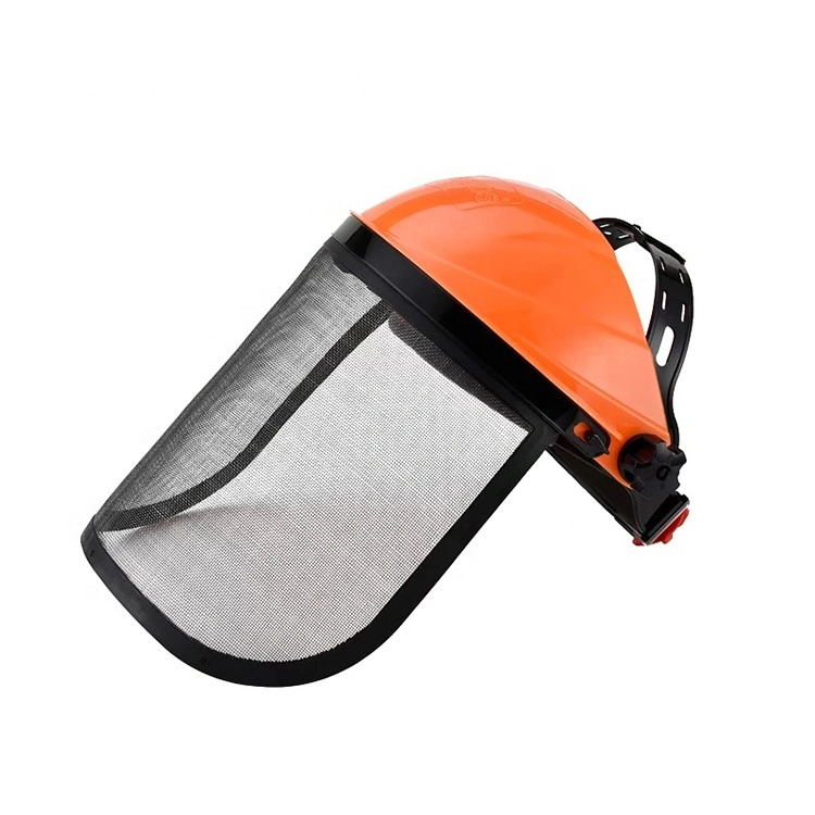 Safety Helmet with PC PVC Organic Dust Proof Visor Welding Face Shield