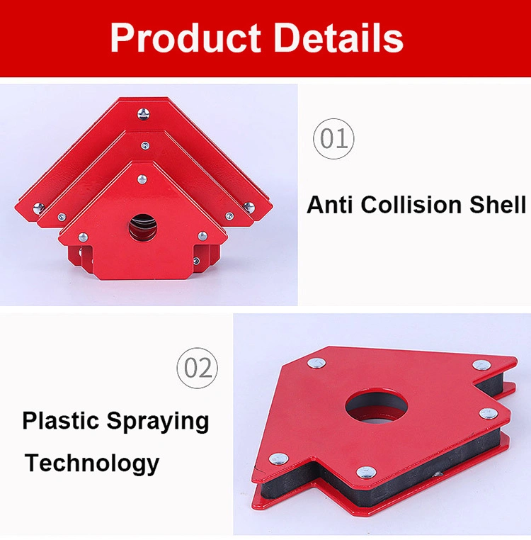 Rhk 3&quot;4&quot;5&quot; Arrow Welding Magnet Unique Double Strong Magnetic Welding Holder