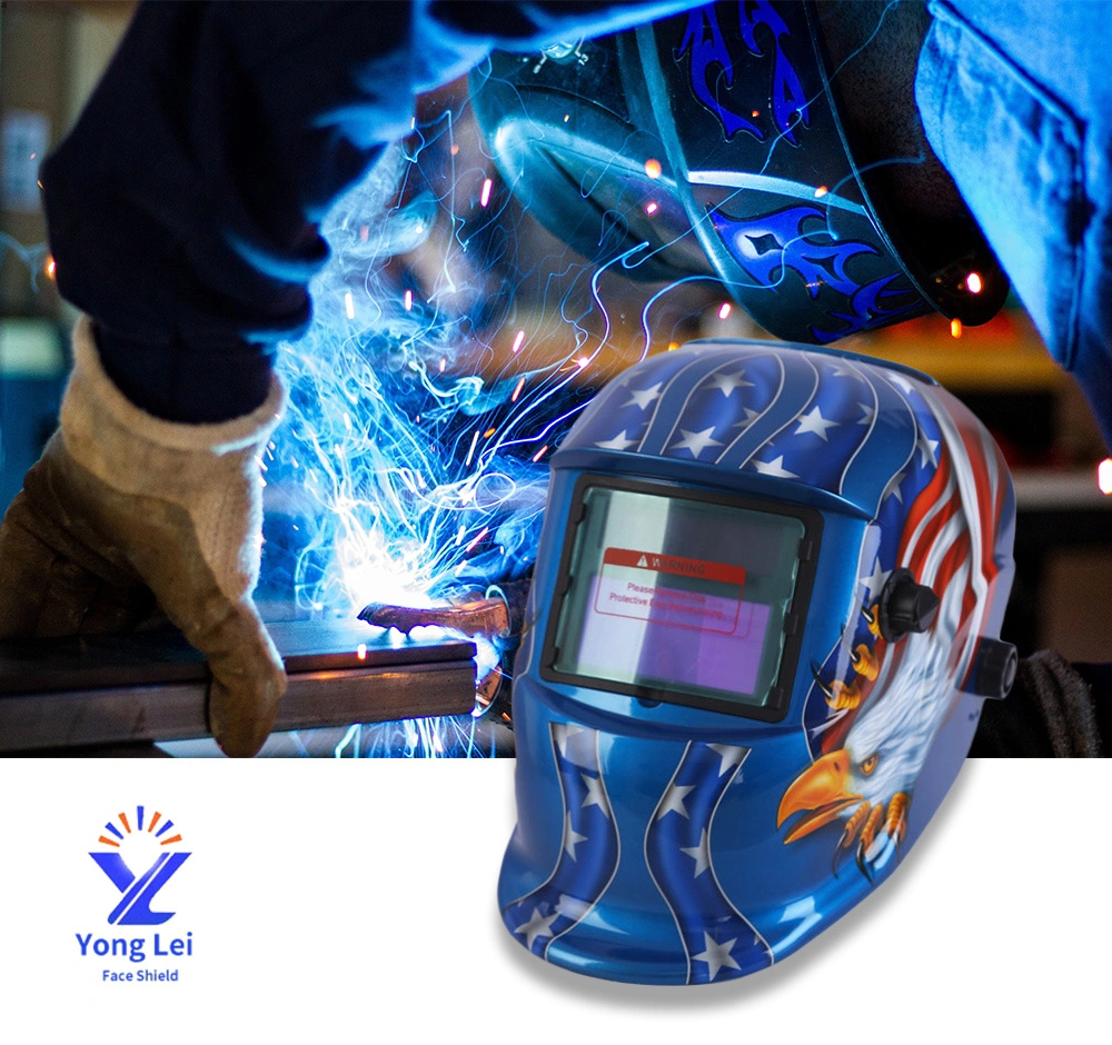 Welding Work Full Face Standard Industrial Protection PP CE Safety Welding Mask Custom Pattern