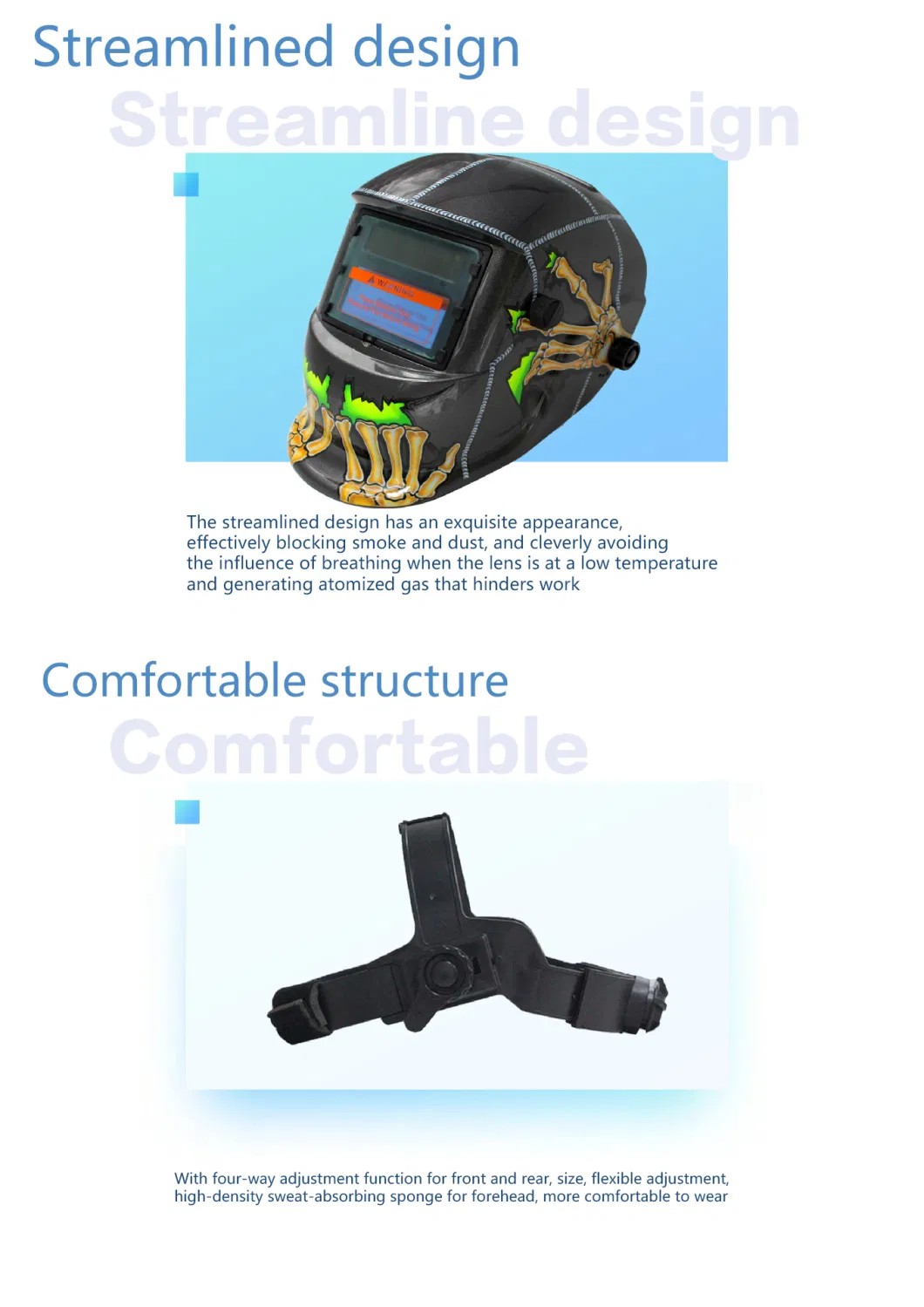 Hot Sale Welding Work Grinding and Automatic Darkening Welding Helmet