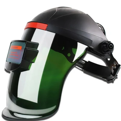 Soldadura Casco de soldadura de alta calidad con alimentación solar avanzado para oscurecimiento automático Casco soldado de la mitad de Ma SKS de la cara