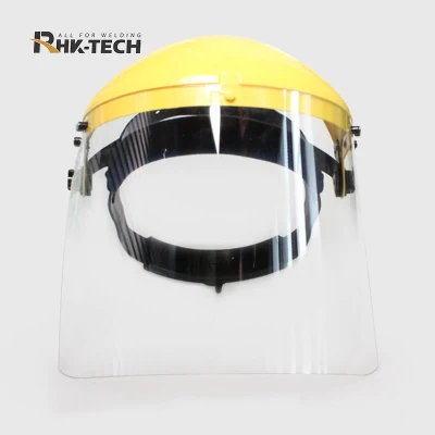 Anti Splash resistente al calor de la Guardia de Seguridad Industrial frontal transparente protector facial Visor casco por4 + FC45N.