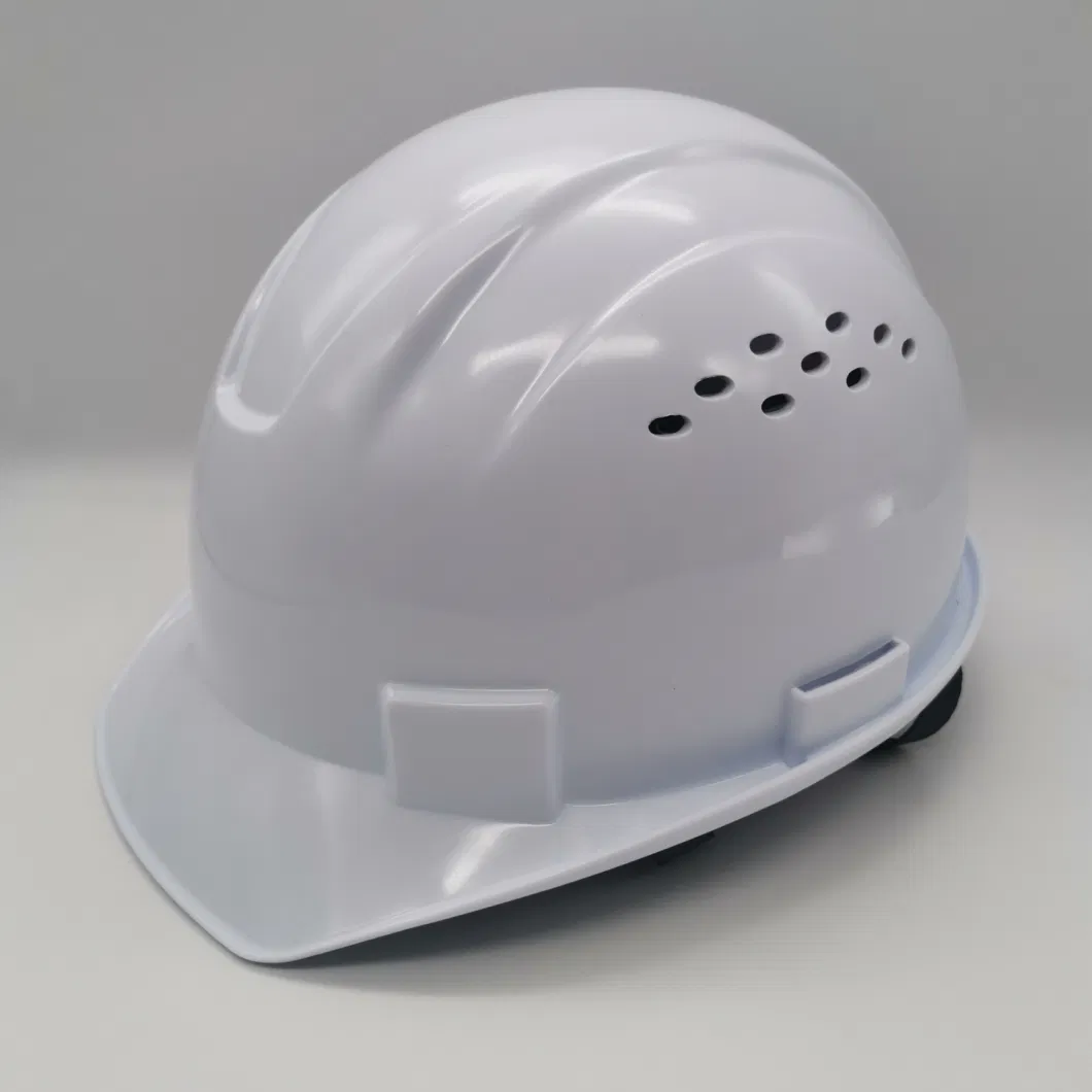 ABS En397 ANSI V Style Safety Equipment Working Helmet with Vents