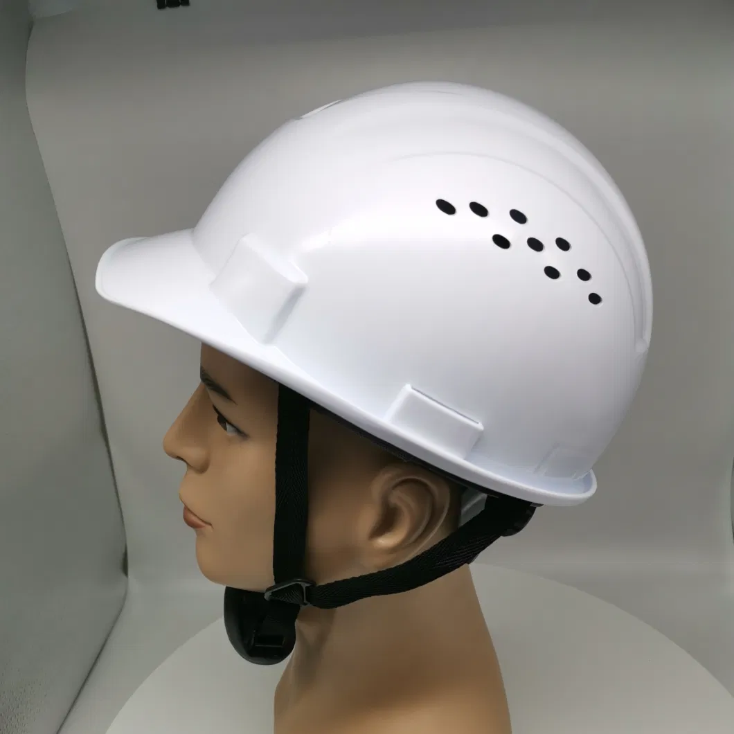 ABS En397 ANSI V Style Safety Equipment Working Helmet with Vents