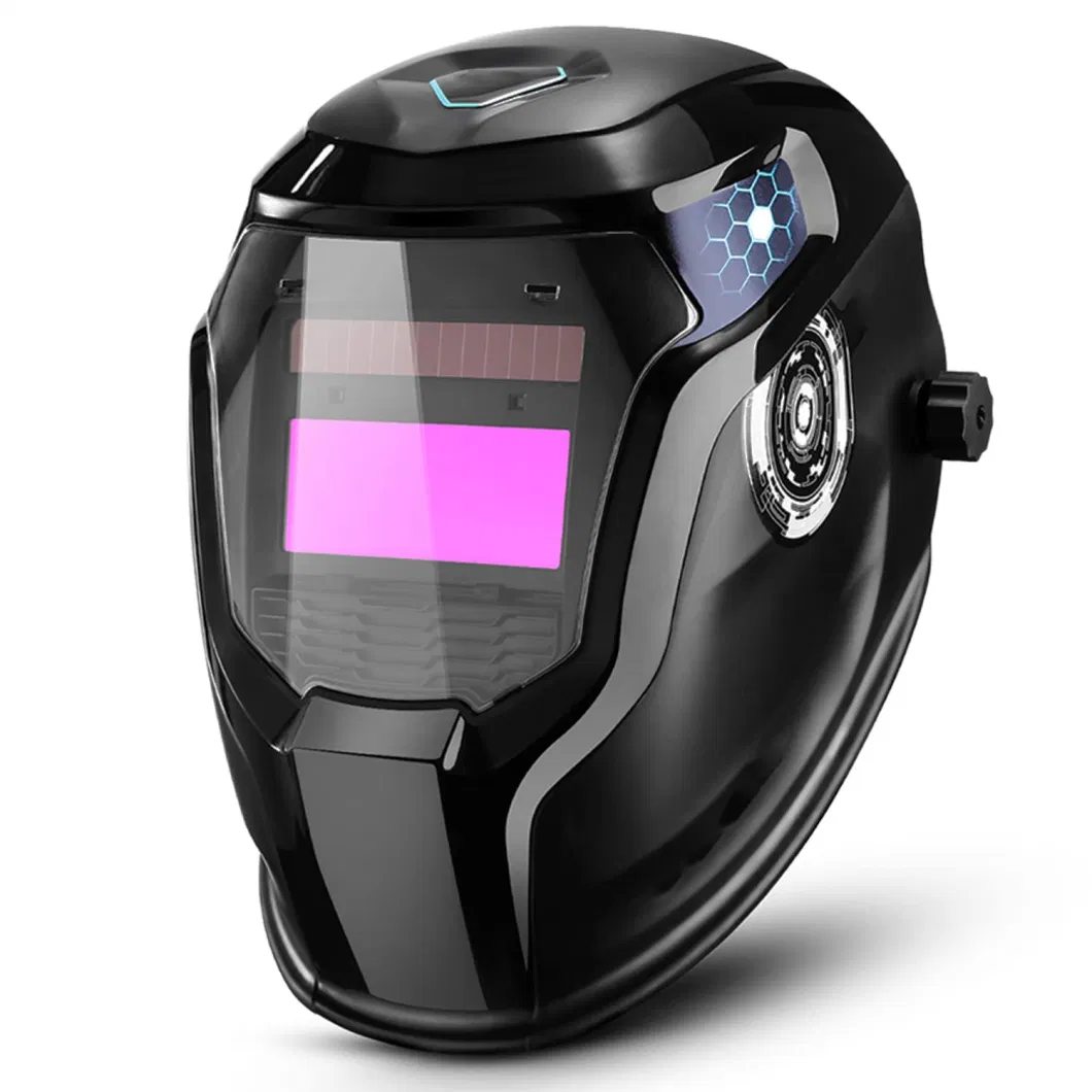 Custom Automatic Large View Welding Mask Adjustable Cut Safety Auto Darkening Welding Helmet