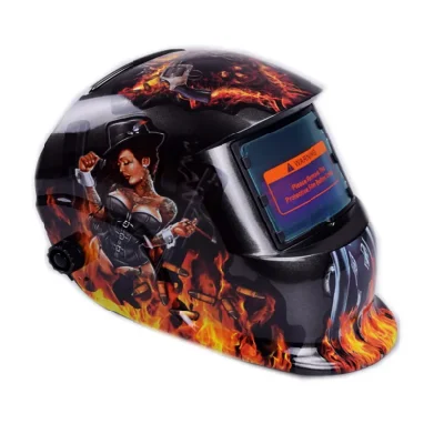 Copricapo con etichetta personalizzata maschera digitale Hard Hat resistente montata sulla testa Casco per saldatura True Color Cool Auto Darkening