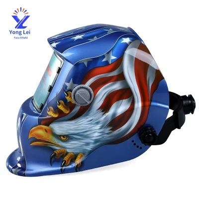  Affascinante verniciatura casco automatico per saldatura Black Color Arc automatico personalizzato Casco per saldatura oscurante oscuramento automatico