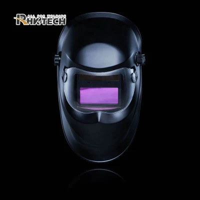 RHK Industrial Custom Cheap Welder Mask Full Face oscuramento automatico Casco per saldatura automatica Solar Safety Black