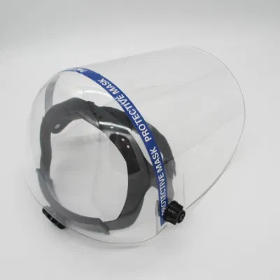 Visiere di protezione in plastica trasparente, protezione frontale anti-schizzi