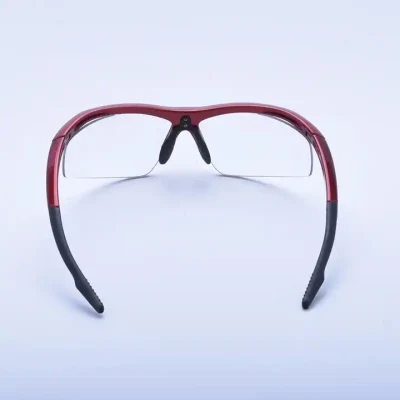 Gamba in gomma morbida PA telaio in nylon anti UV 400 Antifog Occhiali di sicurezza CE protezione per lenti PC