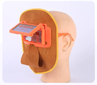 Maschera facciale antispruz. Saldatura anti-arco protezione termica Cappello del cofano