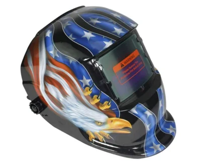 Casco per saldatura ad energia solare con protezione oscurante automatica Intervallo di ombreggiatura regolabile 4/9-13 per maschera di saldatura ad arco MIG TIG