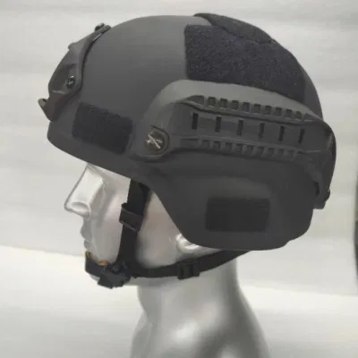 Elmetto in Kevlar aramid di grado PE Nij IIIA di sicurezza per uso militare Con equipaggiamento tattico