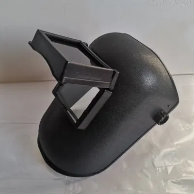 Maschera di saldatura PP nera CE En175 elmetto di saldatura con cricchetto Casco di sicurezza per maschera saldante a sospensione