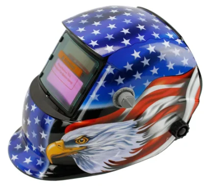 Casco per saldatura ad energia solare con protezione oscurante automatica Intervallo di ombreggiatura regolabile 4/9-13 per maschera di saldatura ad arco MIG TIG