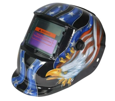 Casco per saldatura ad energia solare con protezione oscurante automatica Intervallo di ombreggiatura regolabile 4/9-13 per maschera di saldatura ad arco MIG TIG