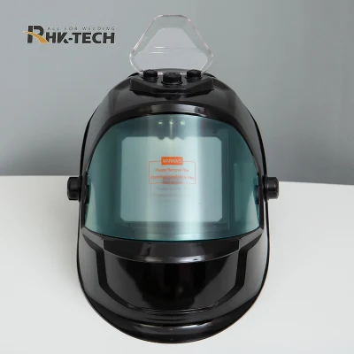 RHK illuminazione a LED 4 sensore ad arco paralume solare 5-9/9-13 Oscuramento automatico finestrini laterali elmetto per saldatura/taglio/smerigliatura