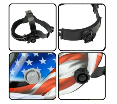 Casco per saldatura ad energia solare con protezione oscurante automatica Intervallo di ombreggiatura regolabile 4/9-13 per maschera di saldatura ad arco MIG TIG