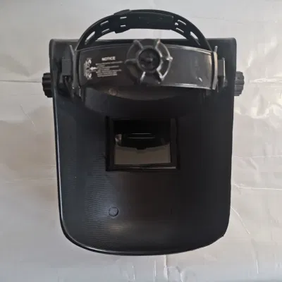 Maschera di saldatura PP nera CE En175 elmetto di saldatura con cricchetto Casco di sicurezza per maschera saldante a sospensione