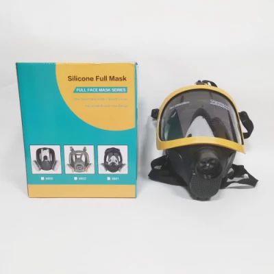 Respiratore con maschera a gas per saldatura a faccia intera riutilizzabile per prodotti chimici in vendita a caldo