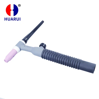 Torcia per saldatura ad arco in tungsteno argon TIG WP-26 raffreddata a gas con Due cavi