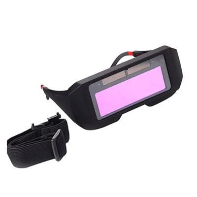 Occhiali per saldatura auto scurimento saldatura Caschi Anti-Glare Argon Arc Automatic Strumenti di protezione per gli occhi per saldatura a cambio leggero