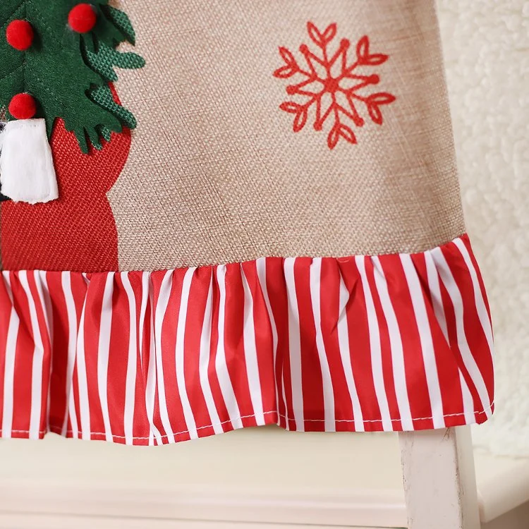 Christmas Kitchen Dress up Prop Santa Claus Christmas Chair Cover