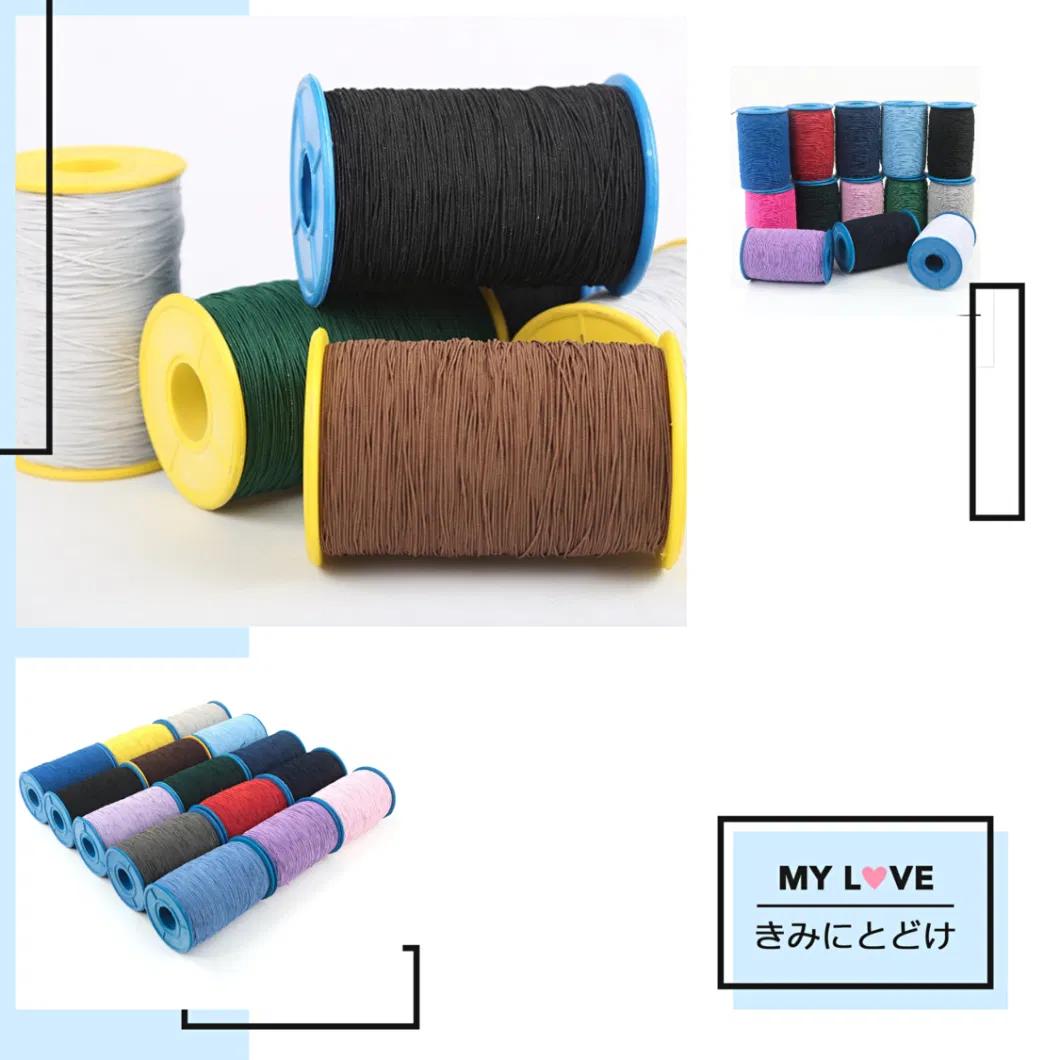 Factory Supply Rubber Cover Elastic Thread for Produce Elastic Webbing Tape for Sofa Tape