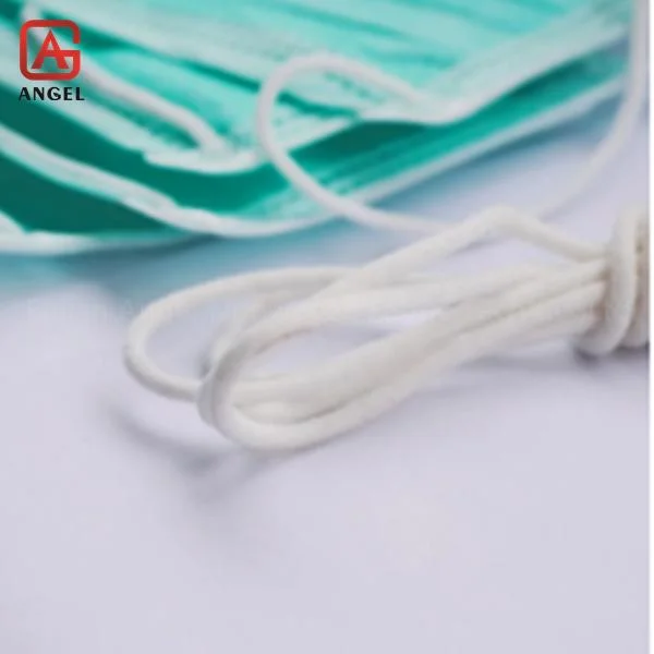 Mask Materials 3mm/4mm Round/Flat Ear Loop Elastic Earloop