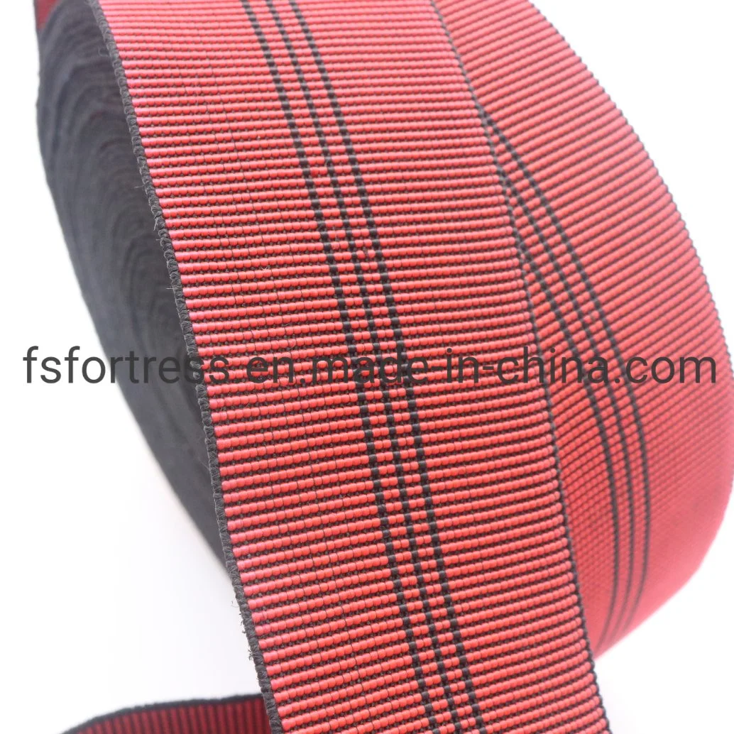 Furniture Webbing, Sofa, Chair Wholesale Woven Elastic with High Quality Red