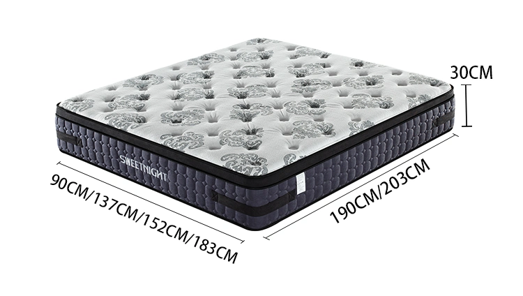 King Full Size Foam Folding Single Bed Price High Quality Spring Mattress