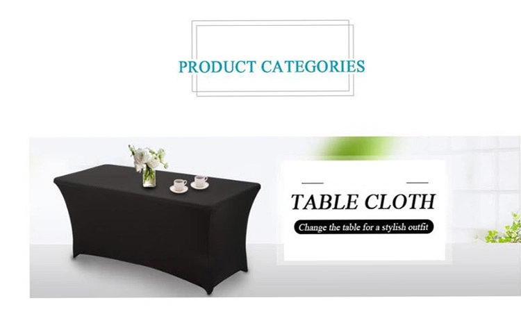 Cocktail Spandex Round Table Fitted Cover White 30X42 Inch Four-Way Tight for Weddings Banquets