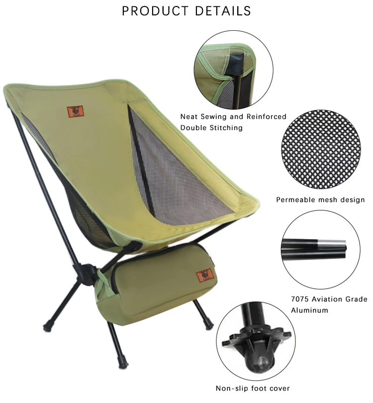 Oversized Large Folding Moon Chair Camping Foldable Chair