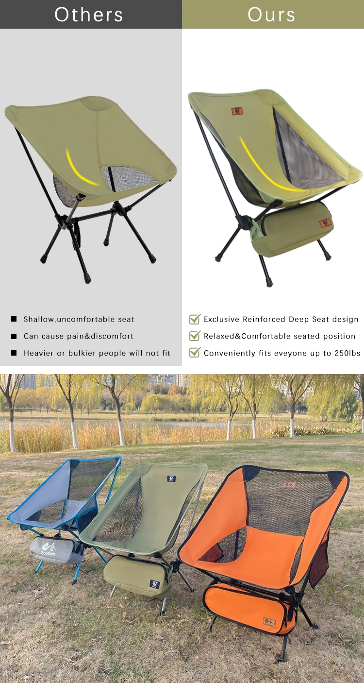 Oversized Large Folding Moon Chair Camping Foldable Chair