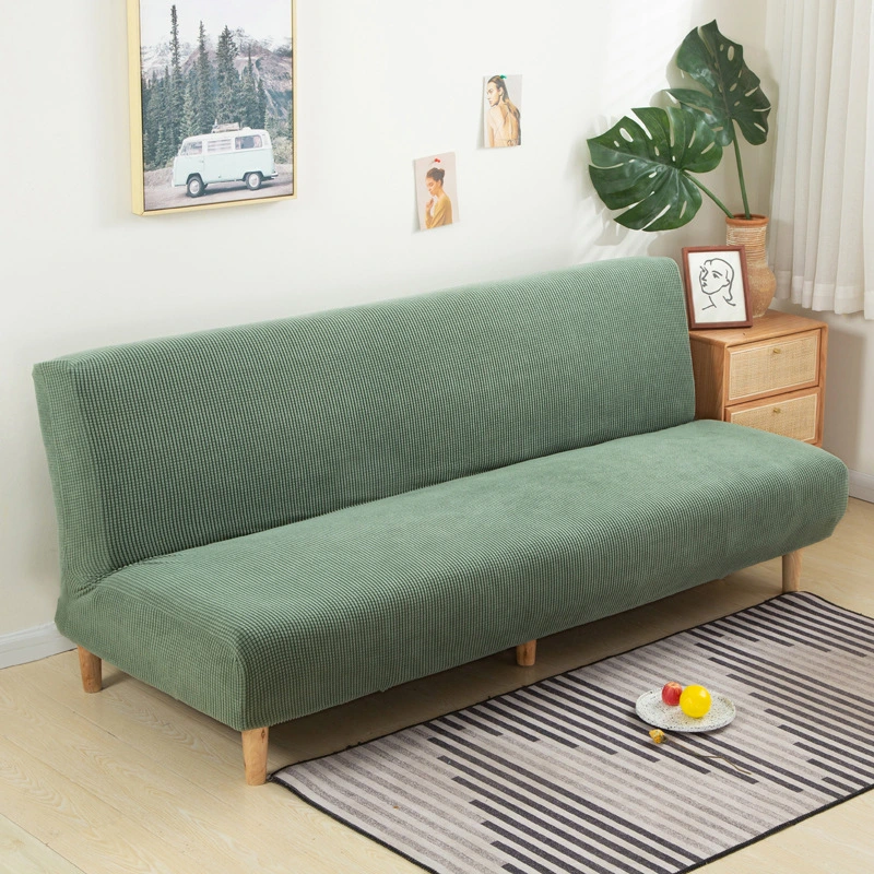 3 Bodies Velvet Elastic Recling Dust Cover, Corn Texture Design Universal Sofa Cover