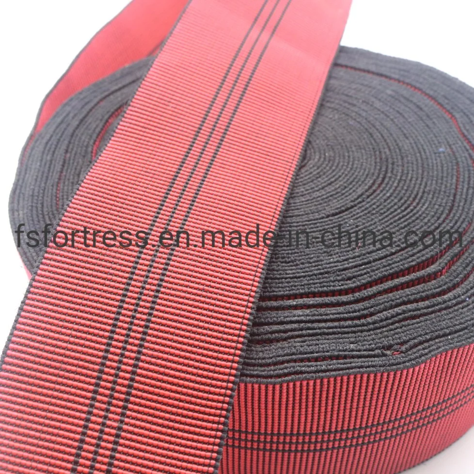 Furniture Webbing, Sofa, Chair Wholesale Woven Elastic with High Quality Red