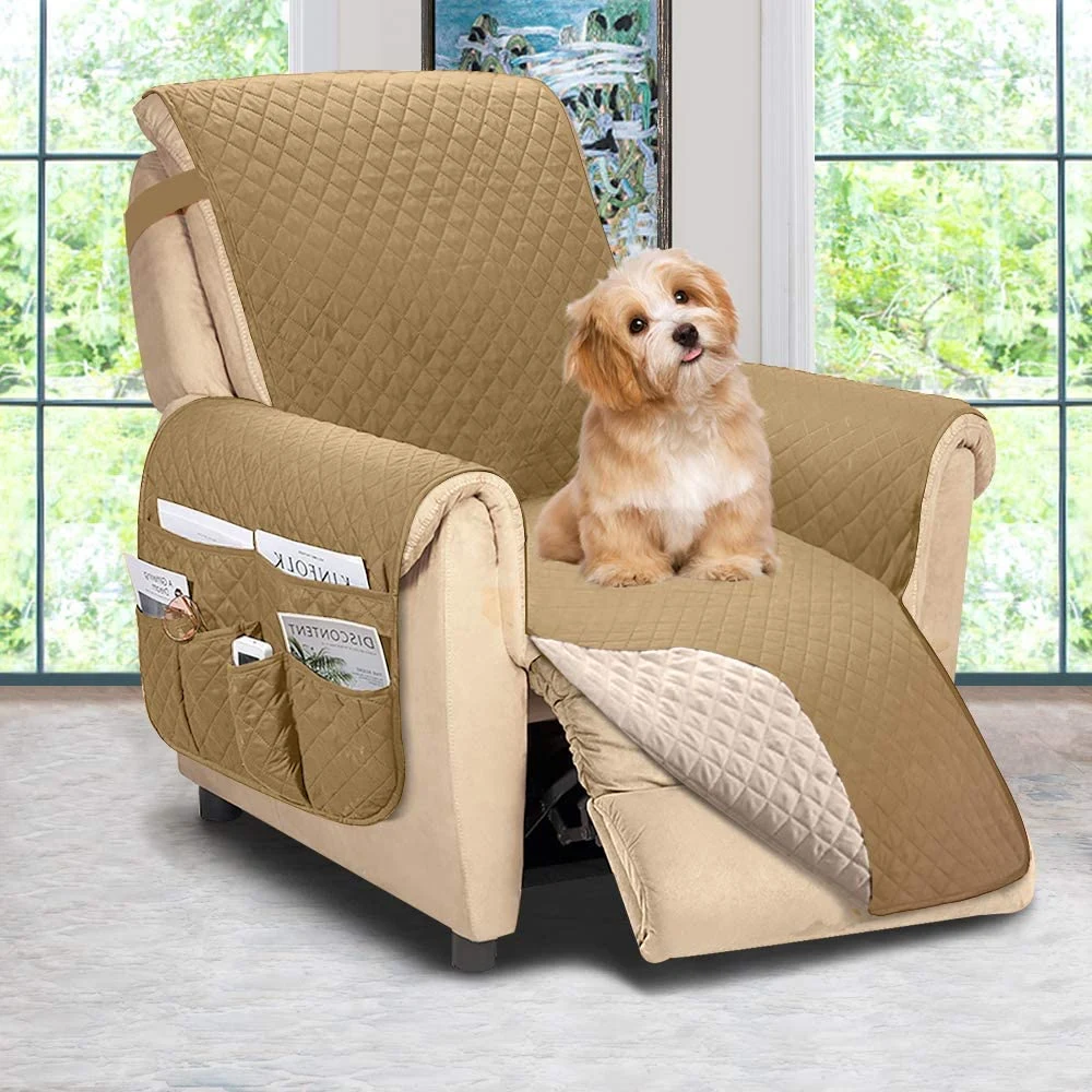 Reversible Recliner Chair Cover, Recliner Covers for Dogs, Recliner Slipcover, Recliner Covers